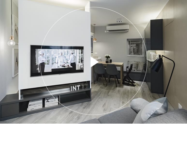 Discovery Park's Dining and Living Room Interior Design